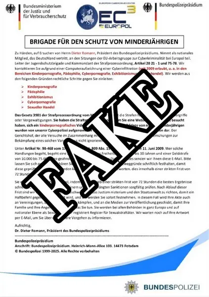Προειδοποίηση της αστυνομίας για αυξημένα περιστατικά με ψεύτικα επίσημα e-mails στη Γερμανία