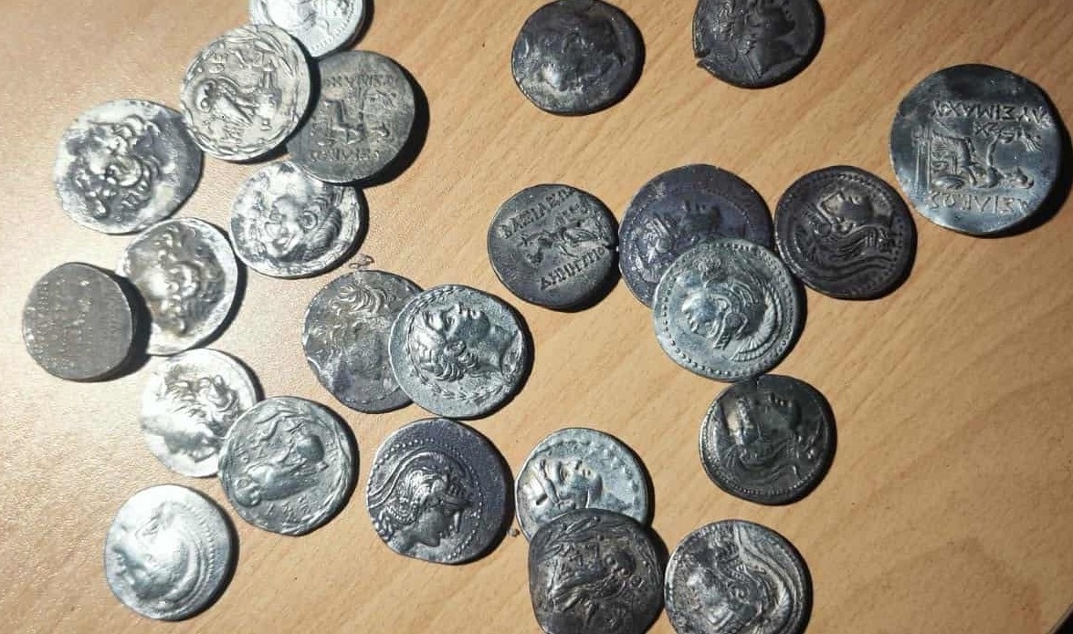 Κατάσχεση εβδομήντα μιας ιστορικών νομισμάτων στα σύνορα μεταξύ Τουρκίας και Βουλγαρίας