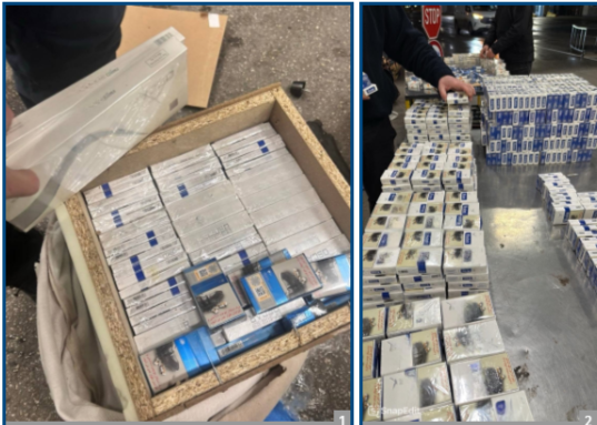 Μεγάλης κλίμακας κατάσχεση λαθραίων τσιγάρων στα σύνορα της Βουλγαρίας με την Τουρκία